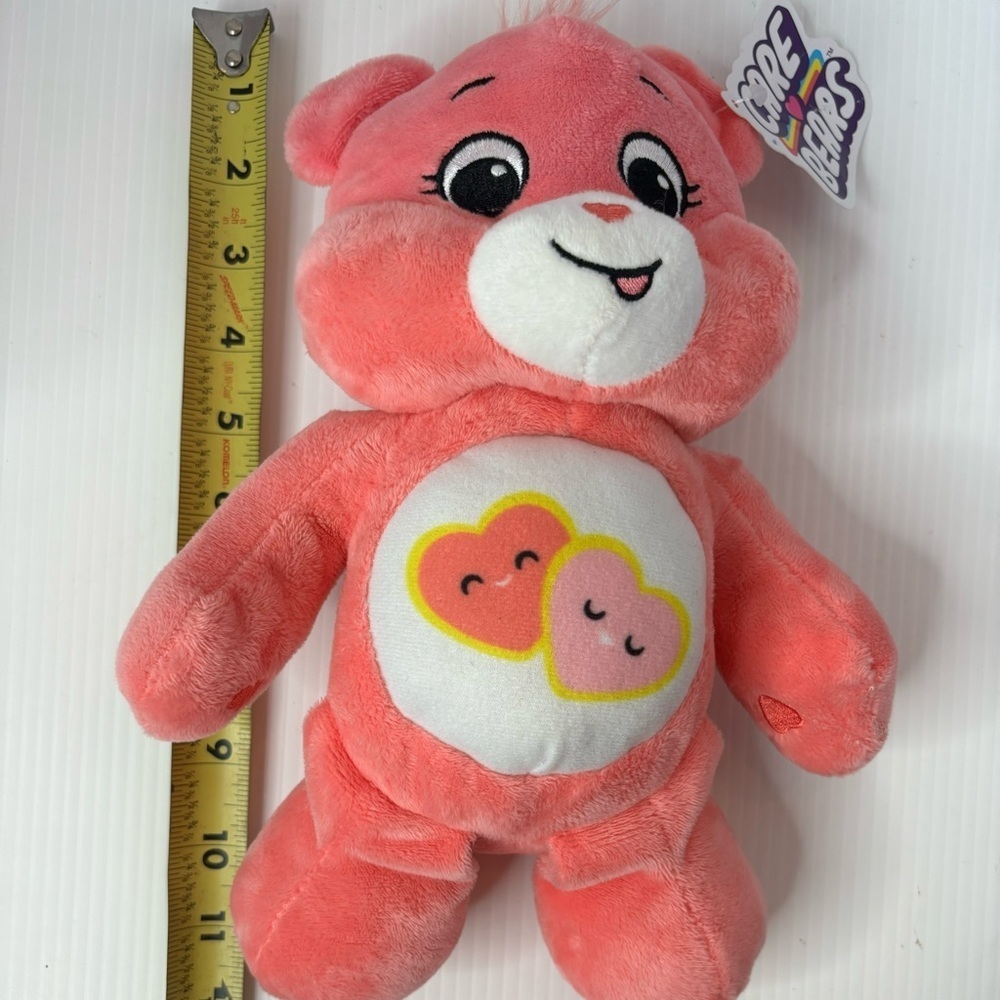 Care Bears Pink Plush Love A Lot Bear 10” Basic Fun 2022 New With Tags NWT Toy - Picture 9 of 9